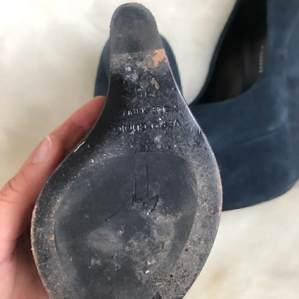 [guiseppi zanotti]  monster heel peep toe wedges